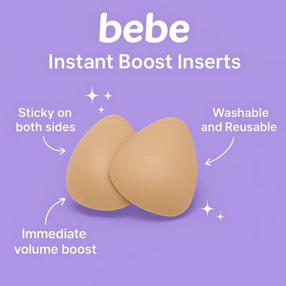 Bebe™ Sticky Inserts - Instant Boost Non-Adhesive Nip Covers